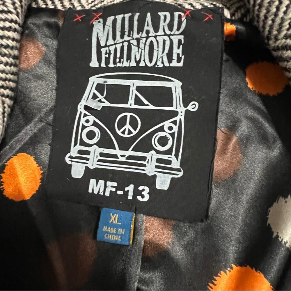 Anthropologie Black and White Herringbone Vest - Picture 3 of 8